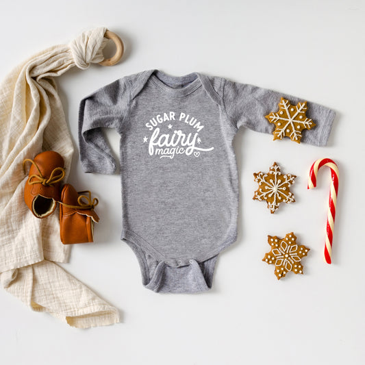 Sugar Plum Fairy Magic | Baby Long Sleeve Onesie