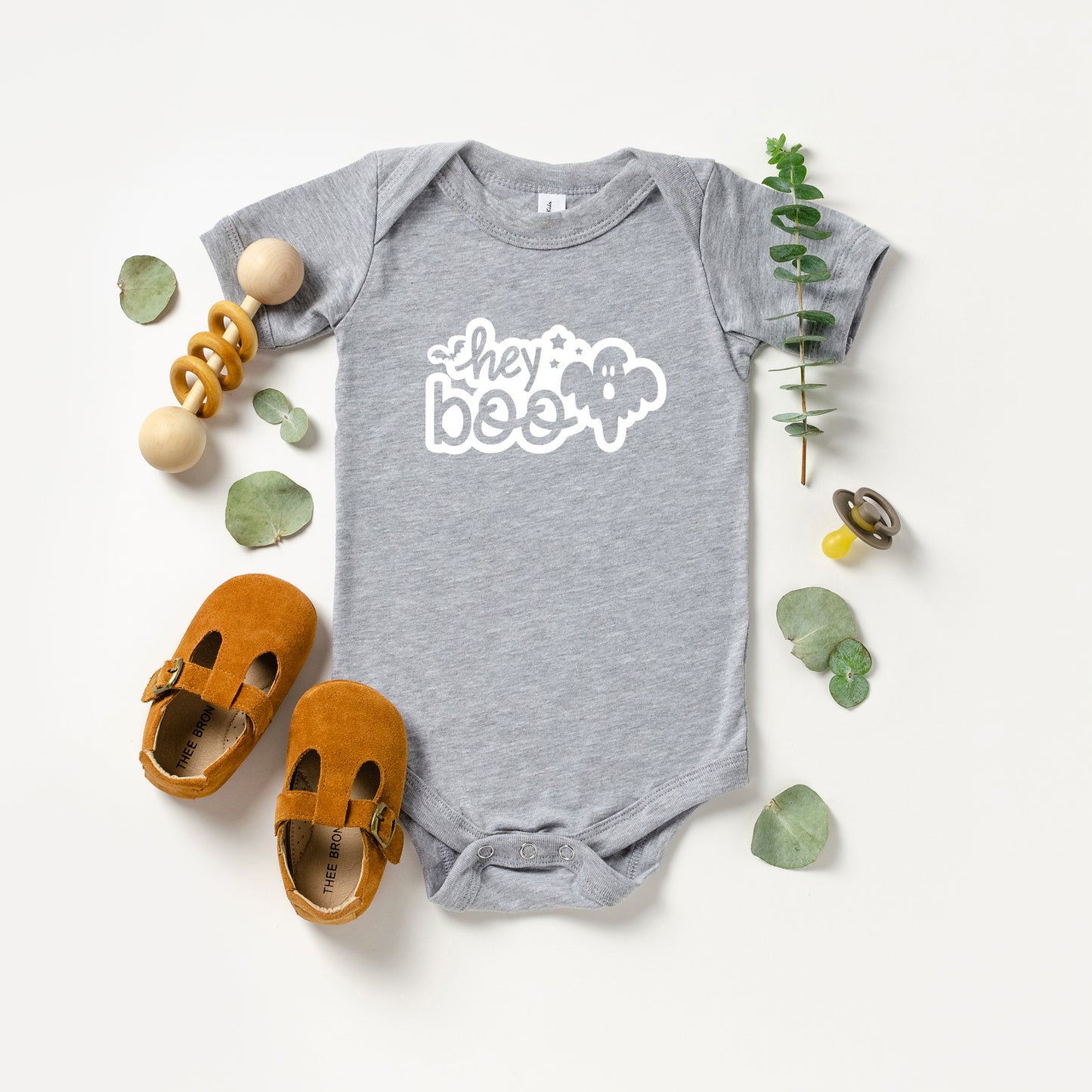 Hey Boo Ghost | Baby Onesie