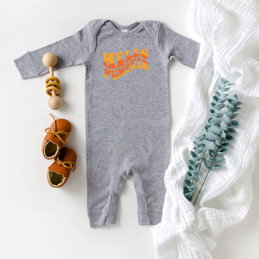 Hello Pumpkin Wavy | Baby Romper