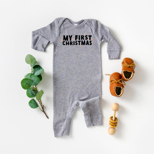 My First Christmas Stars | Baby Romper