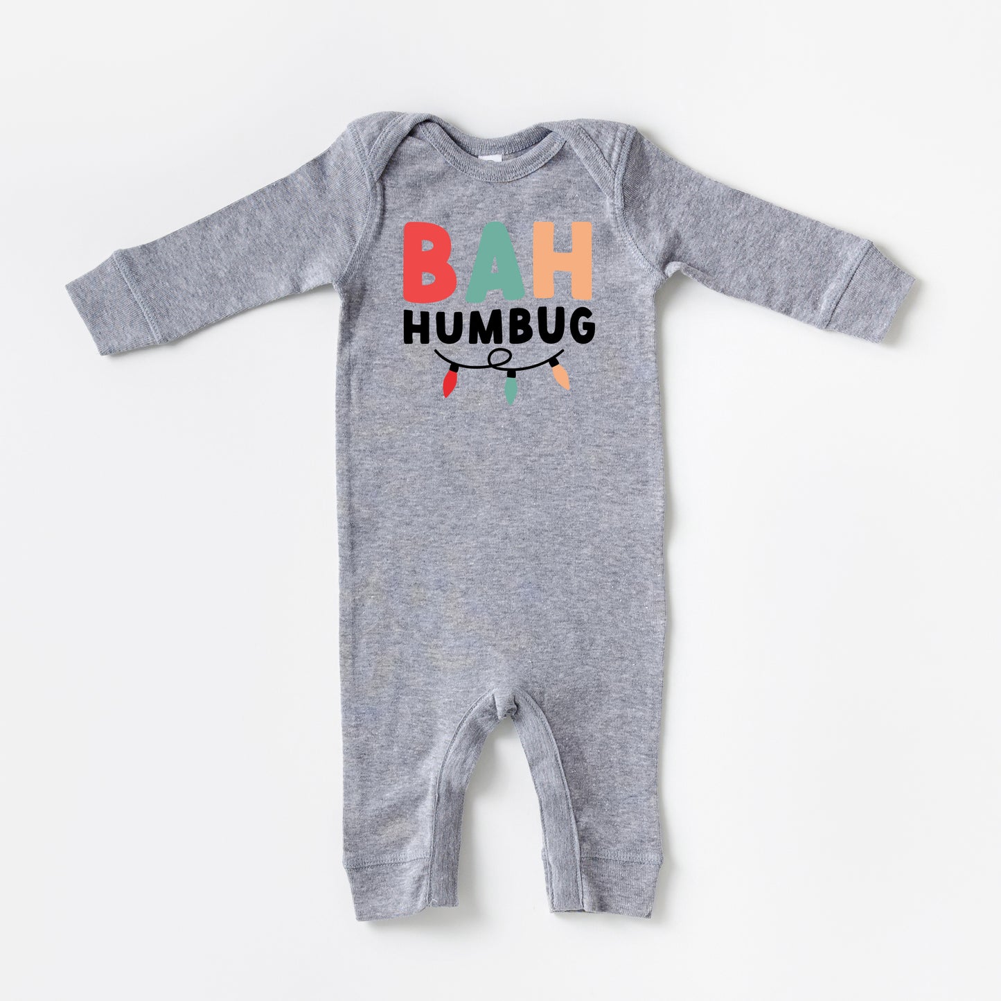 Bah Humbug Lights | Baby Romper
