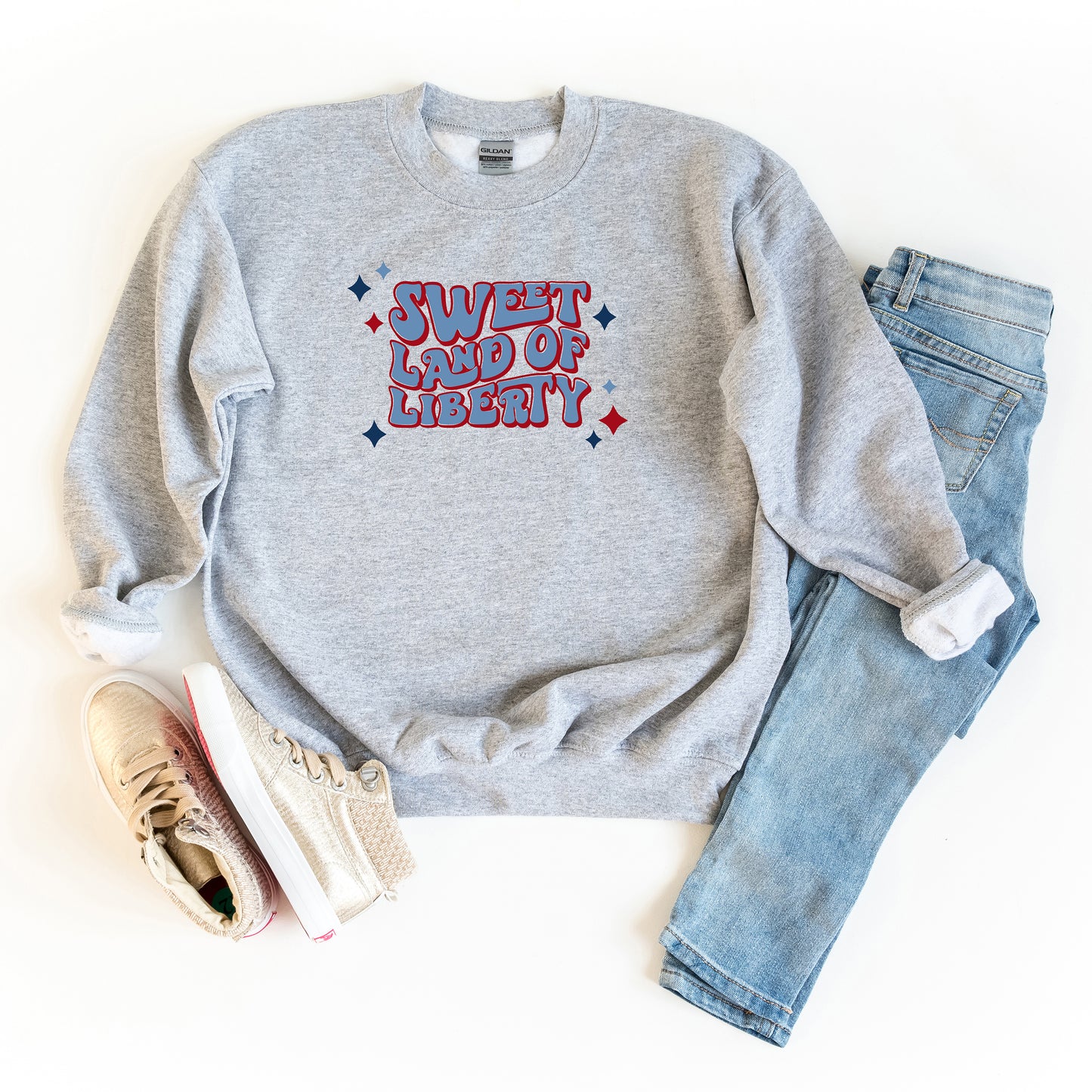 Sweet Land Of Liberty Retro | Youth Sweatshirt