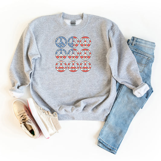 Peace Signs Flag | Youth Sweatshirt