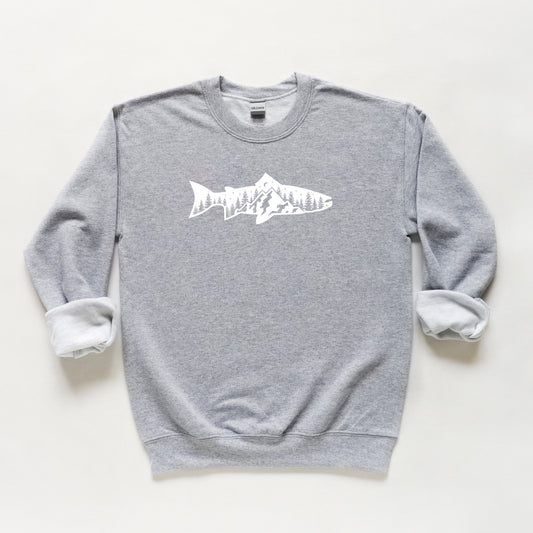 Fish And Trees | Youth Sweatshirt