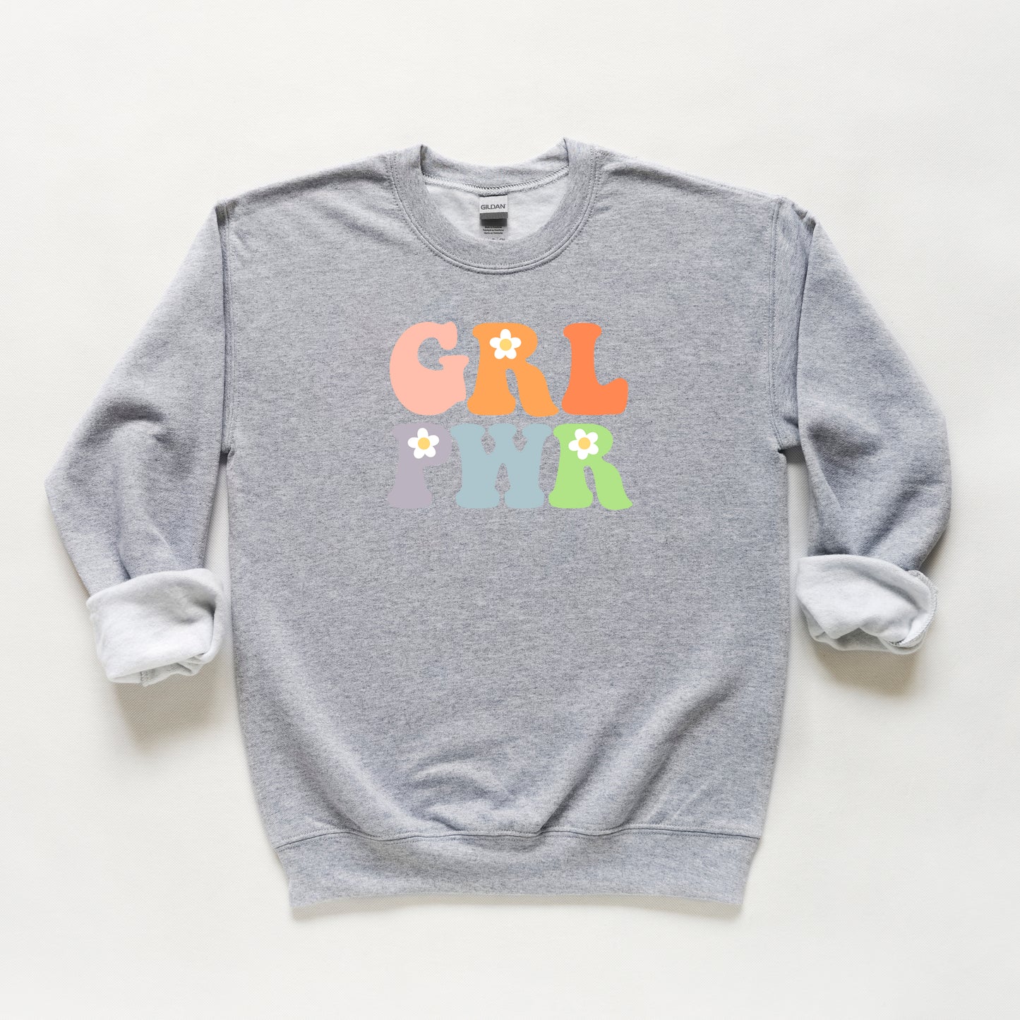 Girl Power Flowers | Youth Sweatshirt