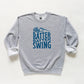 Hey Batter Batter Wavy | Youth Sweatshirt
