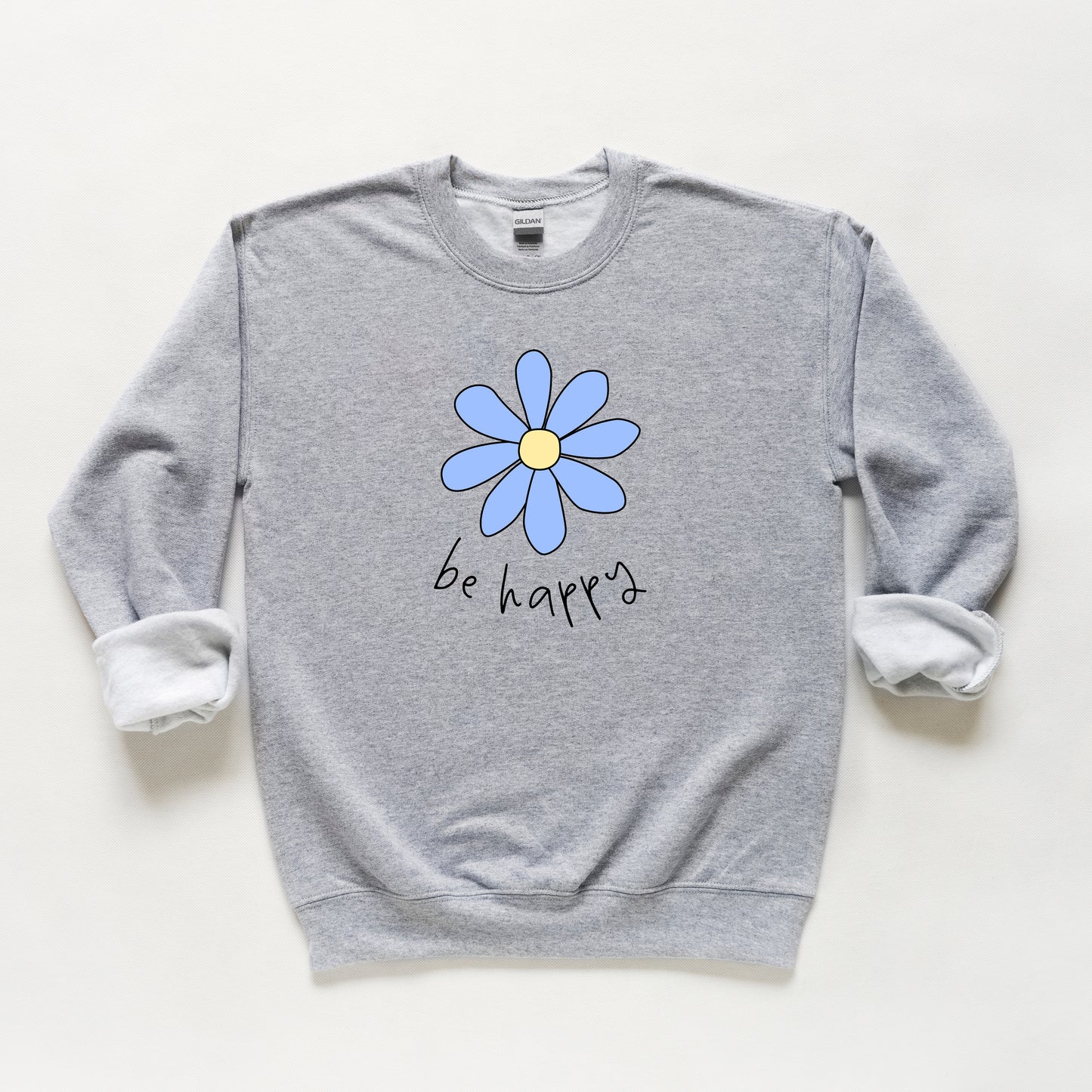 Be Happy Flower | Youth Sweatshirt
