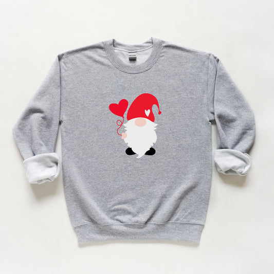 Balloon Heart Gnome | Youth Sweatshirt