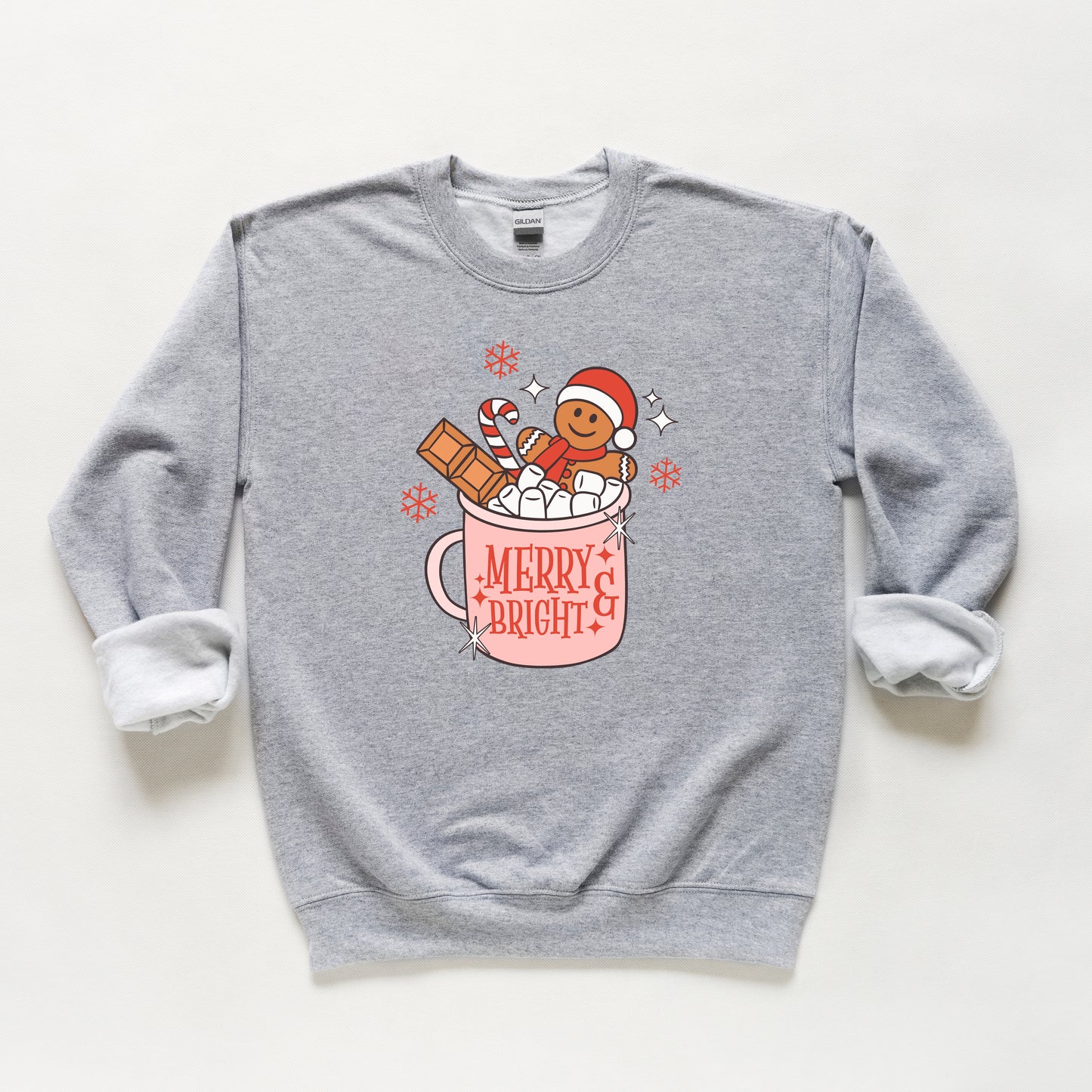 Merry And Bright Mug | Youth Sweatshirt