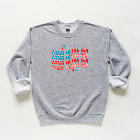 Party In The USA Wavy | Youth Sweatshirt