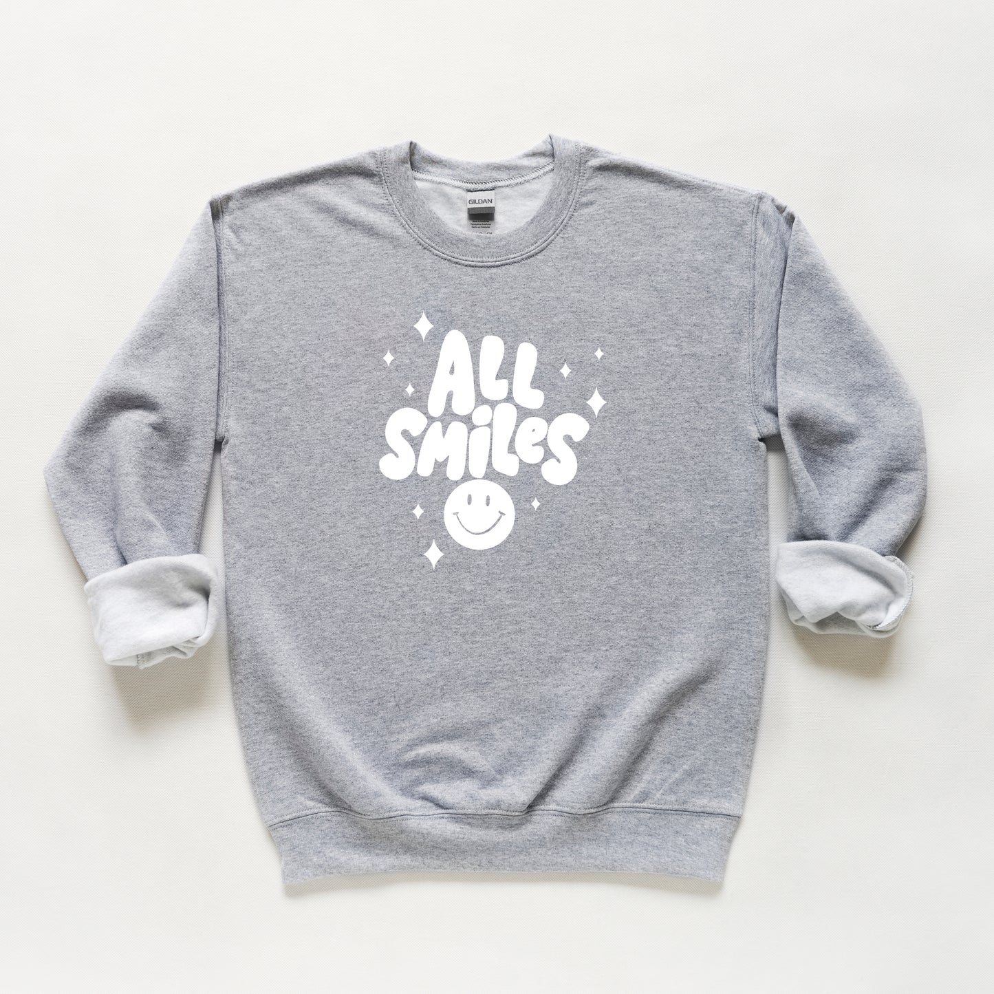 All Smiles Smiley Face | Youth Sweatshirt