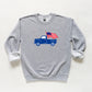 Truck With Flag | Youth Sweatshirt
