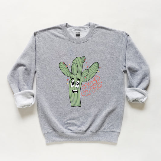Stuck On You Cactus | Youth Sweatshirt