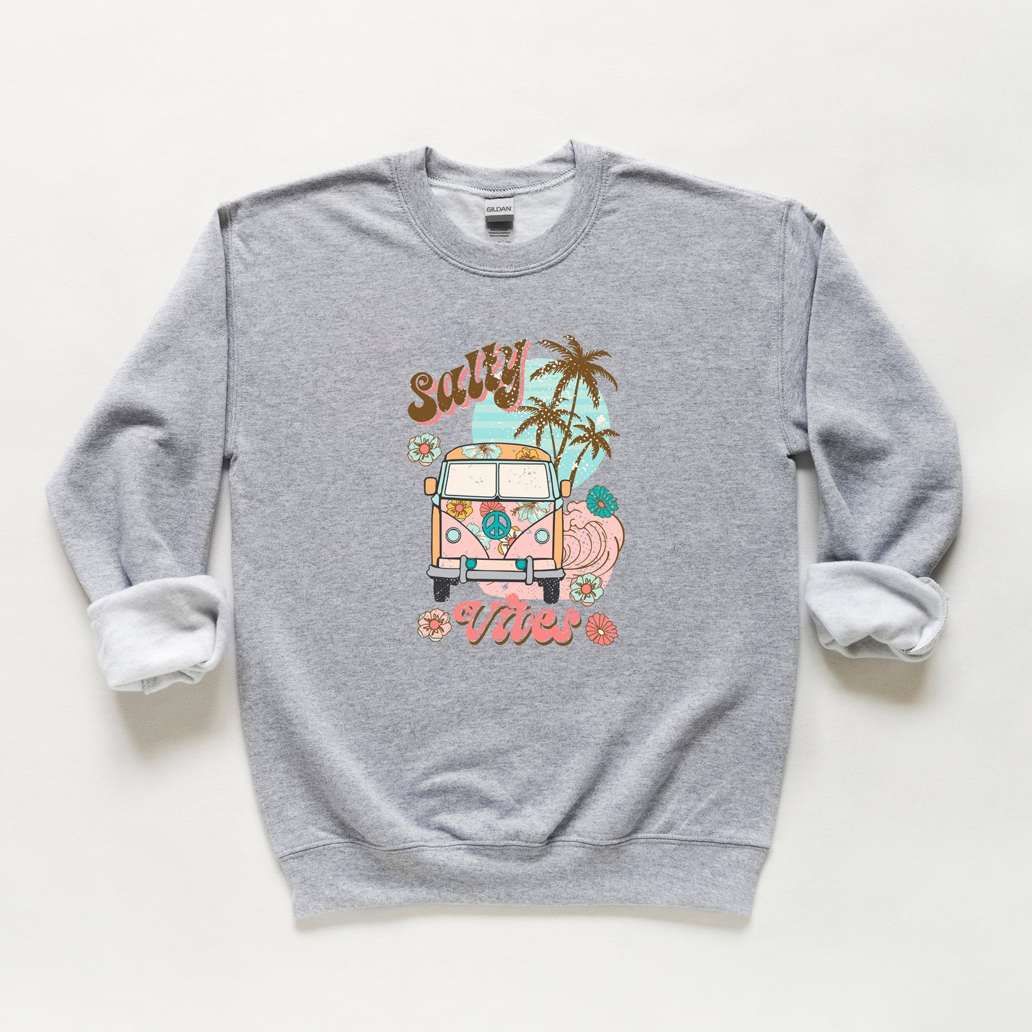 Salty Vibes Van | Youth Sweatshirt