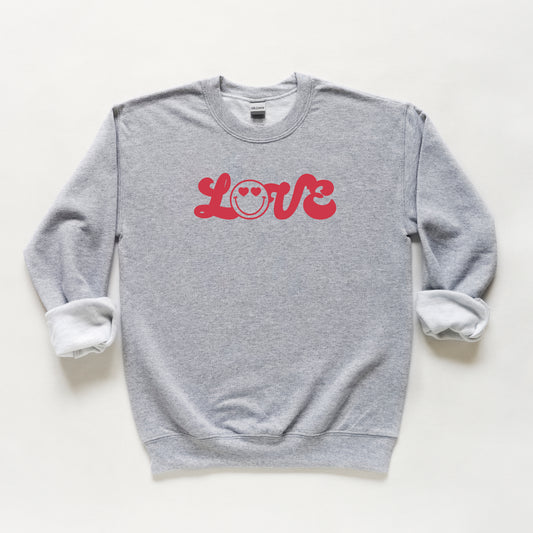 Love Smiley Face | Youth Sweatshirt