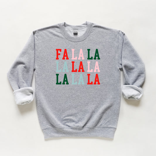 Colorful Fa La La | Youth Sweatshirt