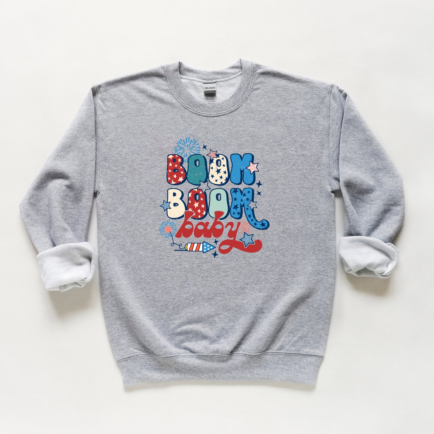 Boom Boom Baby Firework | Youth Sweatshirt