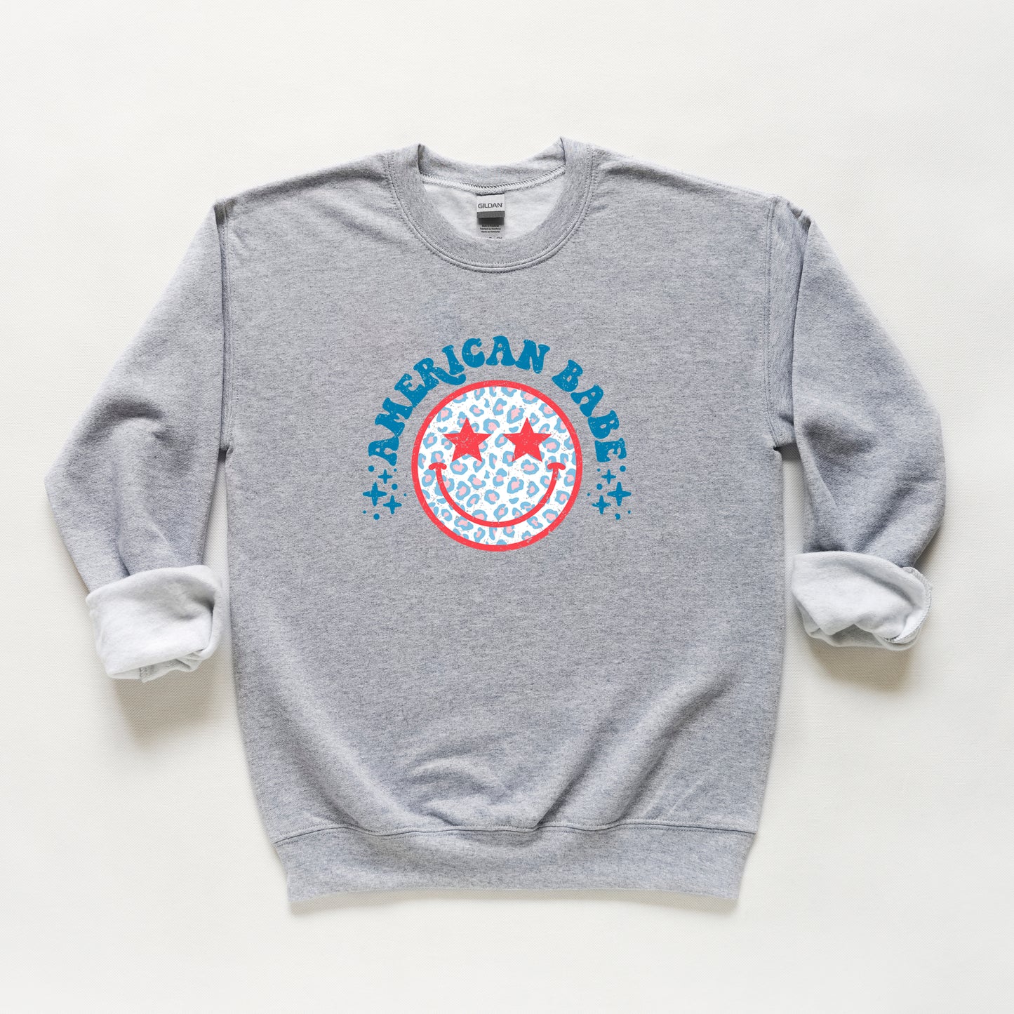 Leopard American Babe | Youth Sweatshirt