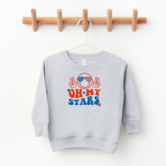 Oh My Stars Smiley Face | Toddler Sweatshirt