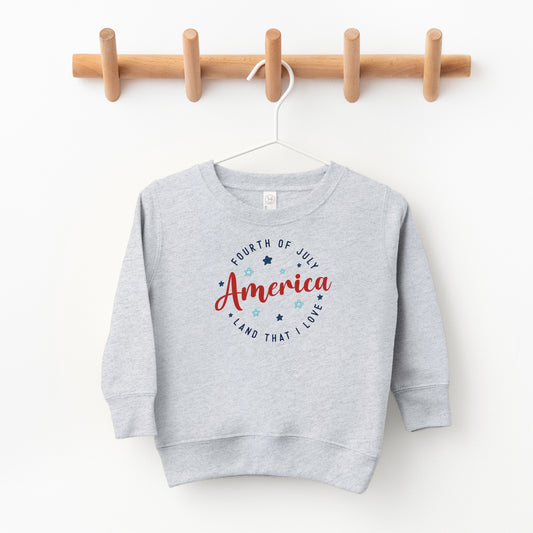 Land That I Love Colorful | Toddler Sweatshirt