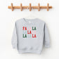 Colorful Fa La La | Toddler Sweatshirt