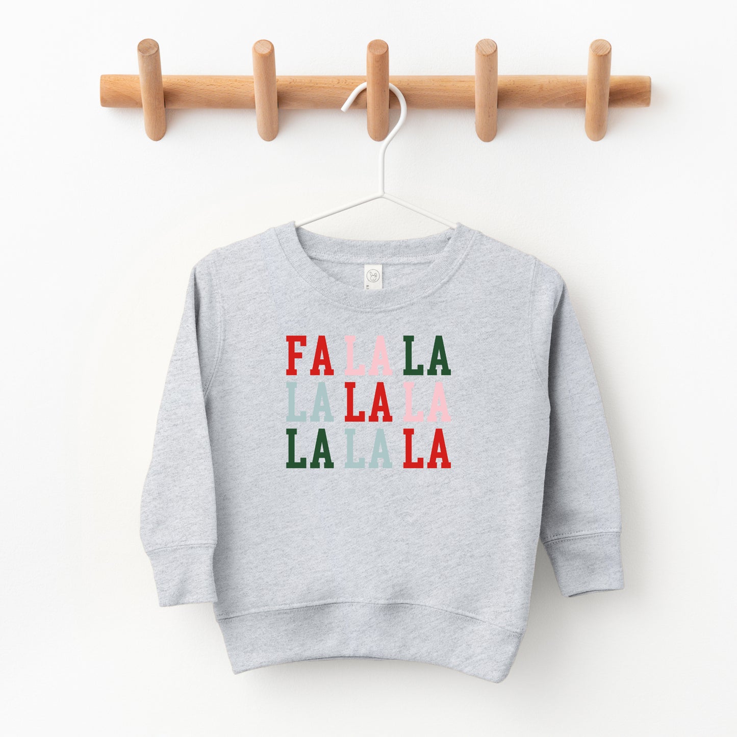Colorful Fa La La | Toddler Sweatshirt