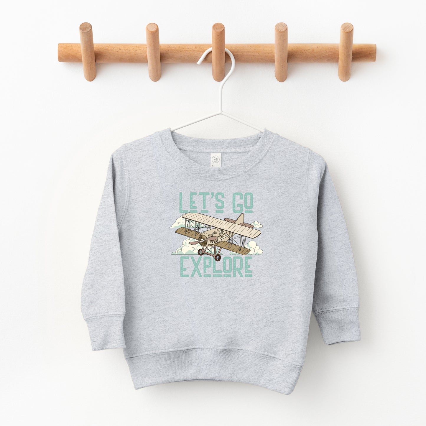 Let's Go Explore | Toddler Sweatshirt