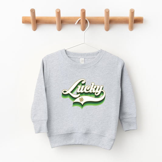 Lucky Script | Toddler Sweatshirt