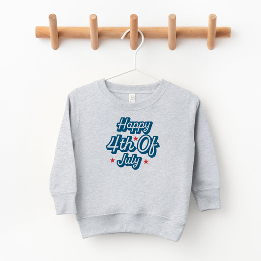 Happy 4th of July Stars | Toddler Sweatshirt