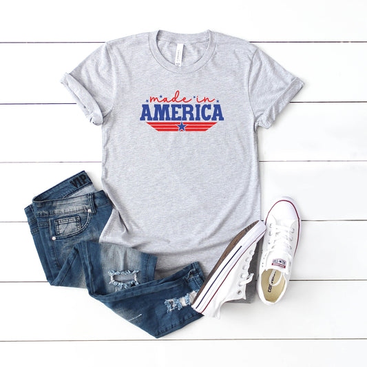 Made In America Stripes | Youth Short Sleeve Crew Neck