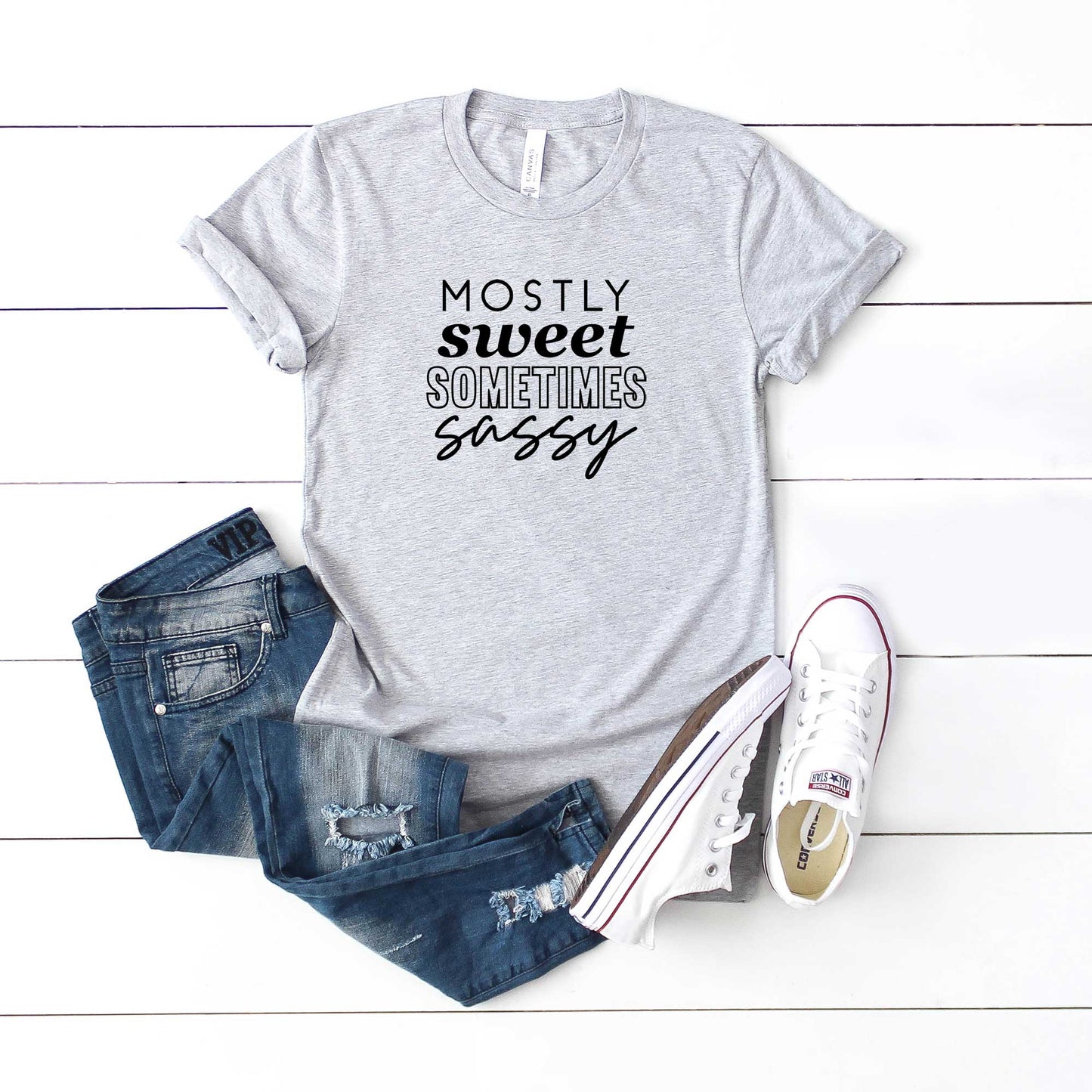 Mostly Sweet | Youth Short Sleeve Crew Neck