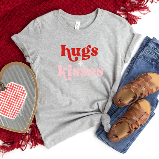 Hugs And Kisses | Youth Short Sleeve Crew Neck