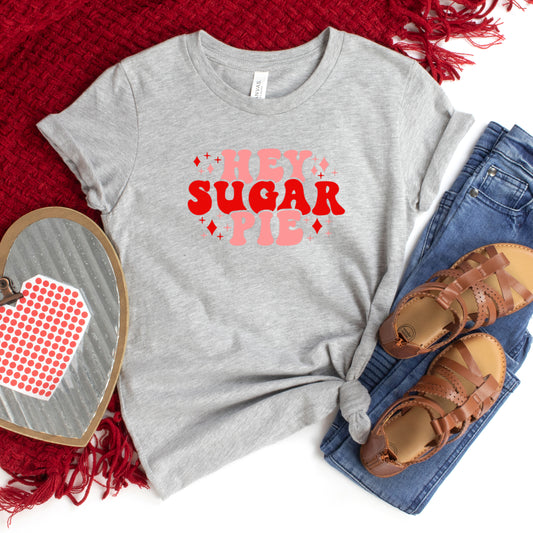 Hey Sugar Pie Stars | Youth Short Sleeve Crew Neck