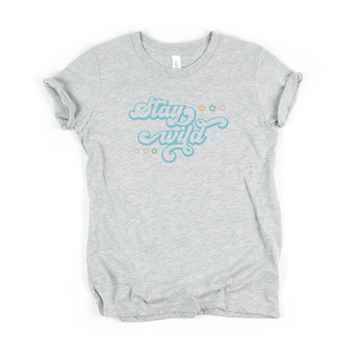 Stay Wild Retro | Youth Short Sleeve Crew Neck