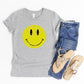 Distressed Smiley Face | Youth Short Sleeve Crew Neck