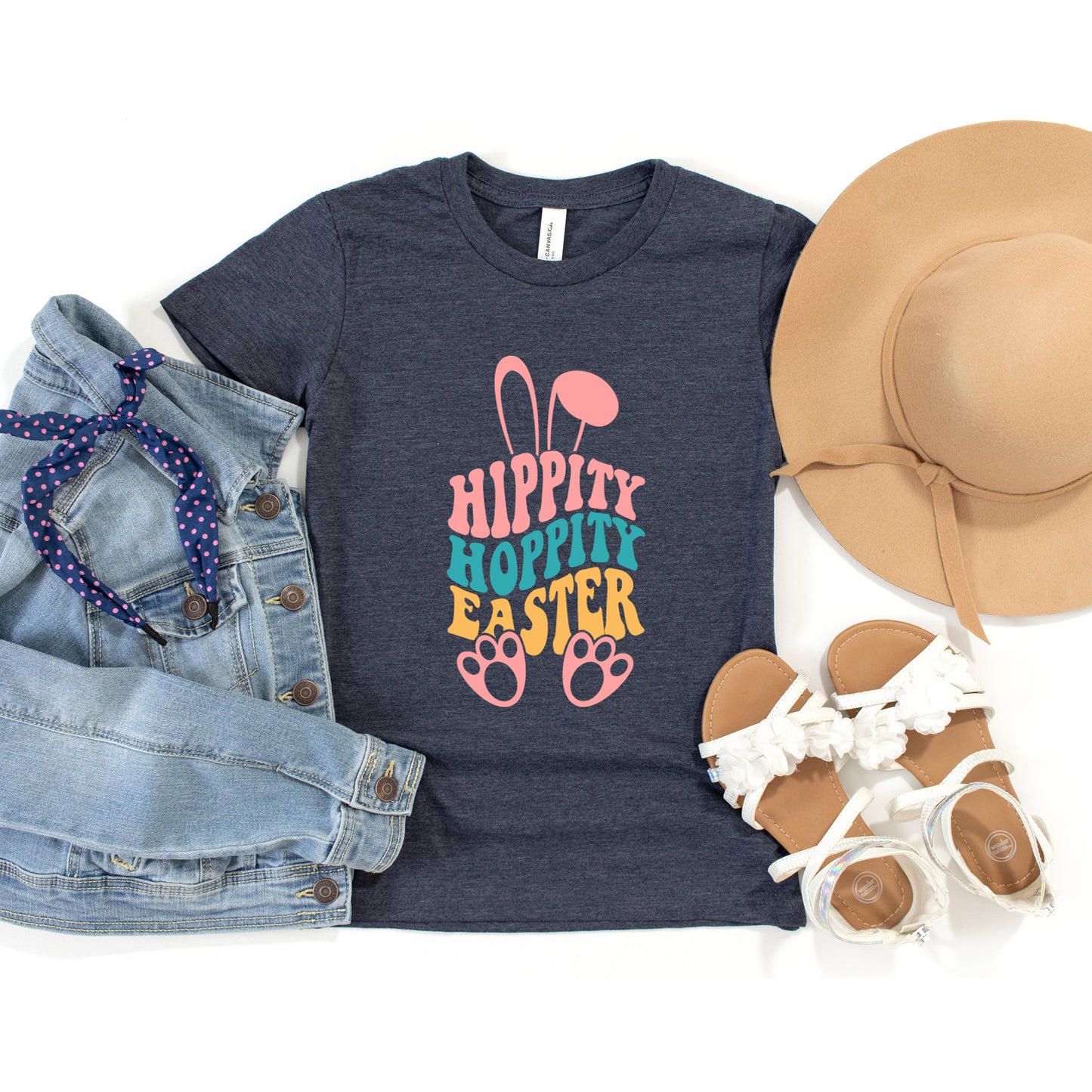 Hippity Hoppity Easter | Youth Short Sleeve Crew Neck