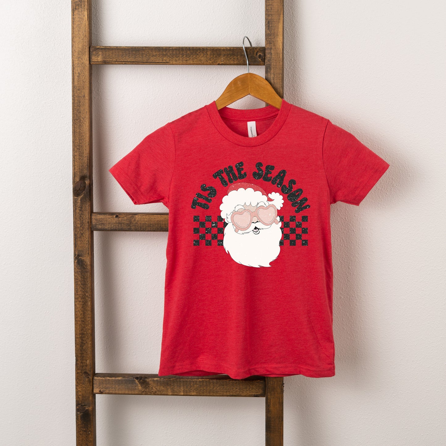 Tis The Season Santa | Toddler Short Sleeve Crew Neck