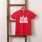 Wild Babe Flower | Toddler Short Sleeve Crew Neck