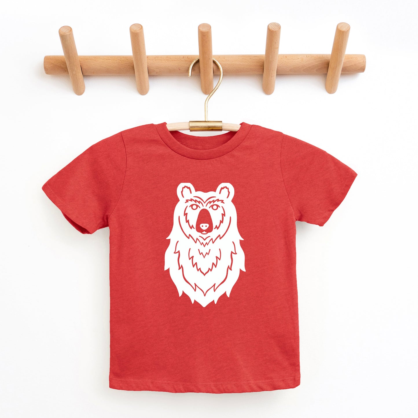 Bear Head | Youth Graphic Short Sleeve Tee