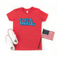 USA Bold Stars | Youth Short Sleeve Crew Neck