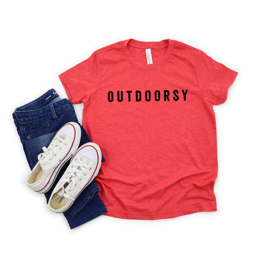 Outdoorsy | Youth Short Sleeve Crew Neck