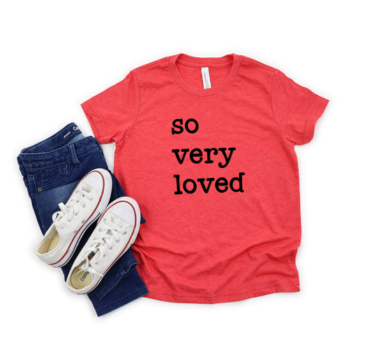 So Very Loved | Youth Short Sleeve Crew Neck