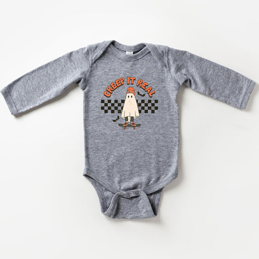 Creep It Real Skateboard | Baby Long Sleeve Onesie