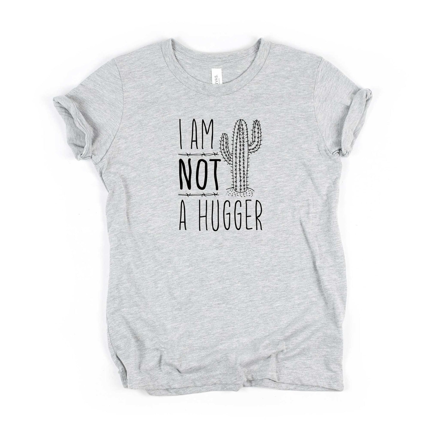 I'm Not A Hugger | Youth Short Sleeve Crew Neck