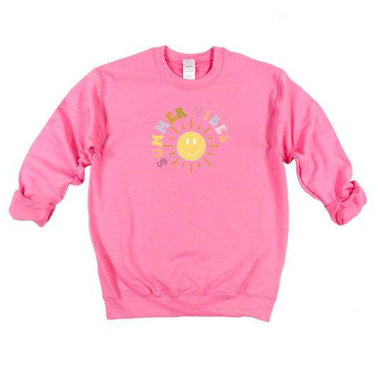 Summer Vibes Sun | Youth Sweatshirt