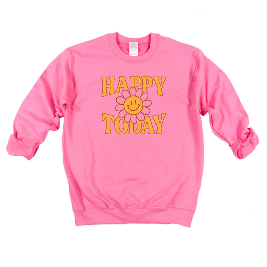 Happy Today Flower | Youth Sweatshirt