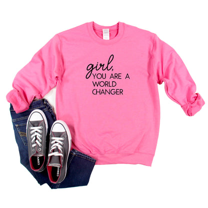 Girl World Changer | Youth Sweatshirt