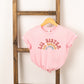 Lil Sister Stacked Curved | Toddler Short Sleeve Crew Neck