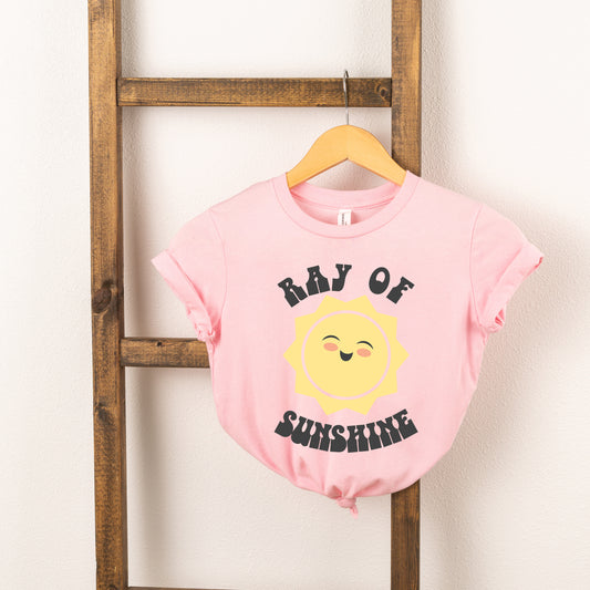 Ray Of Sunshine Sun | Toddler Short Sleeve Crew Neck