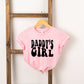 Daddy's Girl Wavy | Toddler Short Sleeve Crew Neck